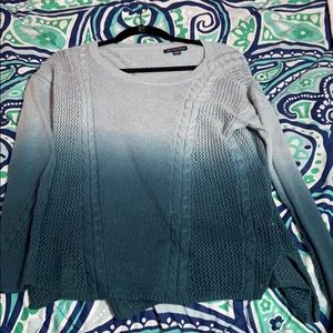 dip dye american eagle sweater